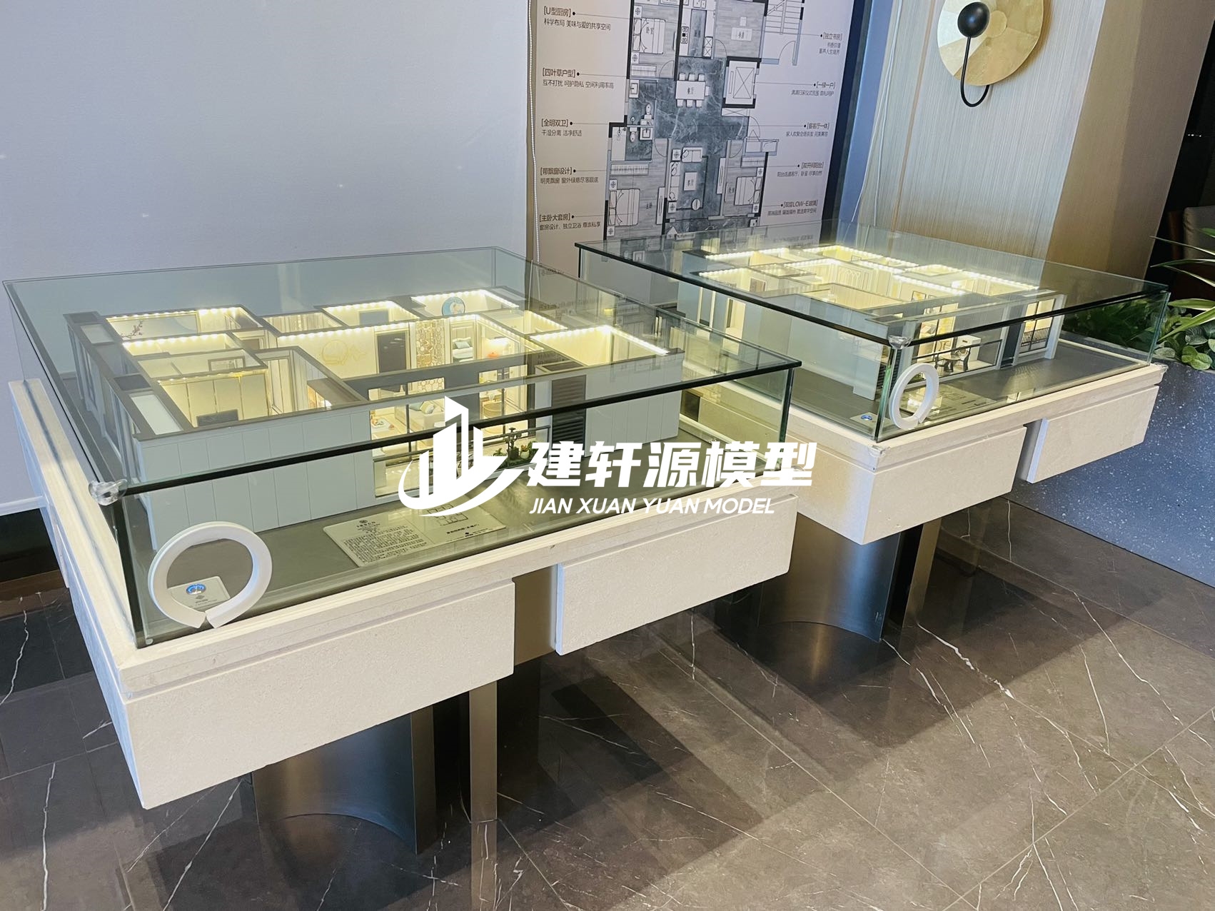 云和中梁地产户型模型制作